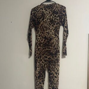 Dolce & Gabbana Skims Print Long cheetah Jumpsuit